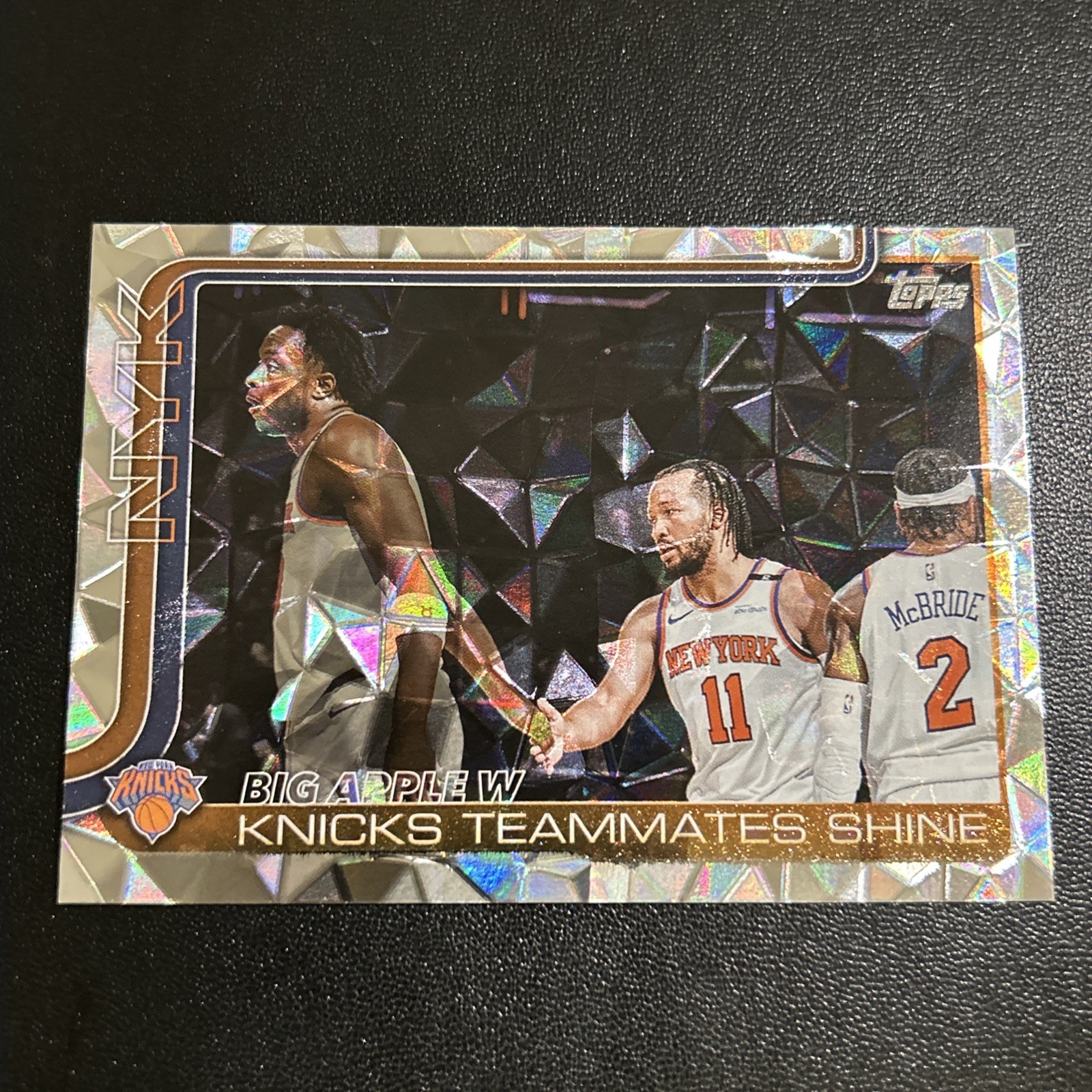 2025-26 Topps JALEN BRUNSON OG ANUNOBY #274 CHROME DIAMOND SSP NEW YORK KNICKS