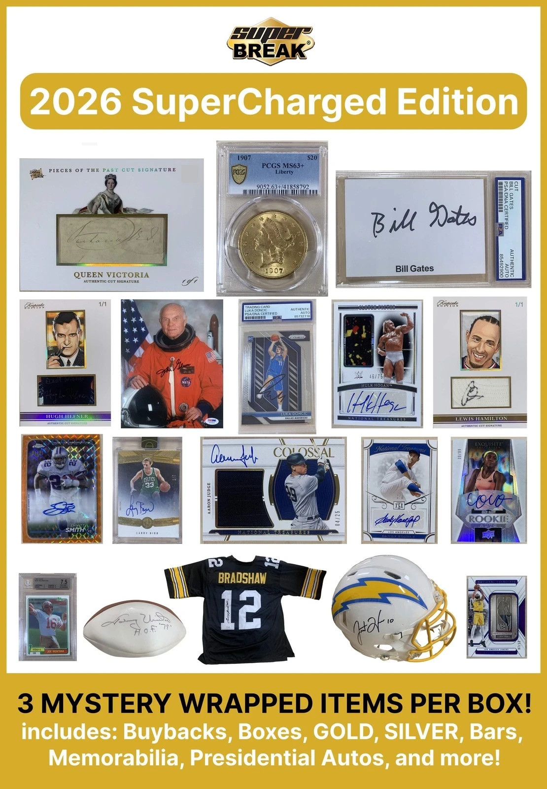 Super Break Supercharged Series 1 Edition 3 Mystery ITEMS PER BOX