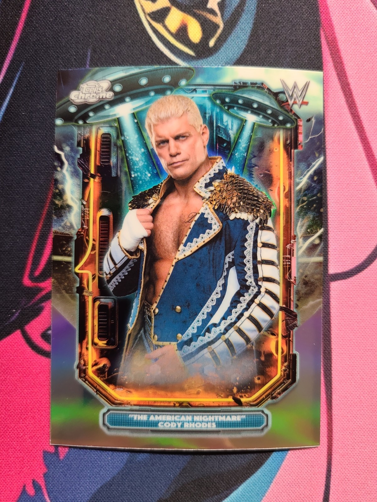2026 Topps Chrome Cosmic WWE CODY RHODES #ET-1 Extraterrestrial Refractor 🔥