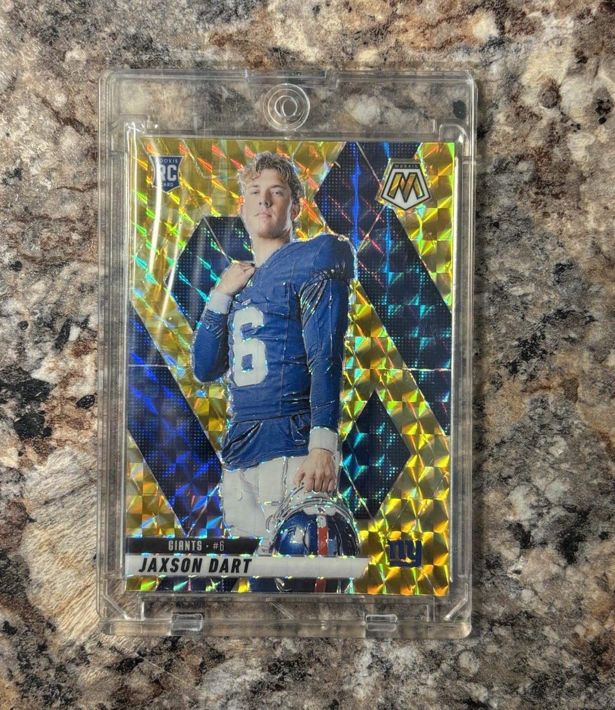 Jaxson Dart [Reactive Yellow] #288 2025 Panini Mosaic RC