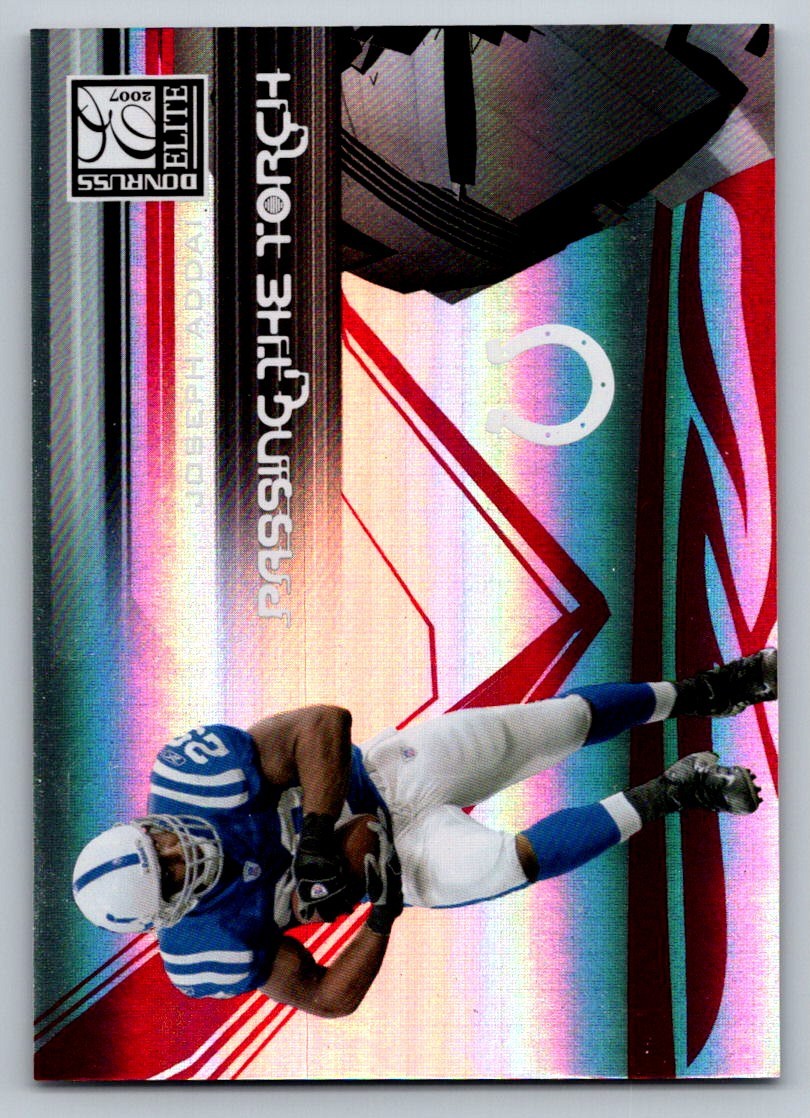 2007 Donruss Elite Passing the Torch Red Joseph Addai PT-16 247/800