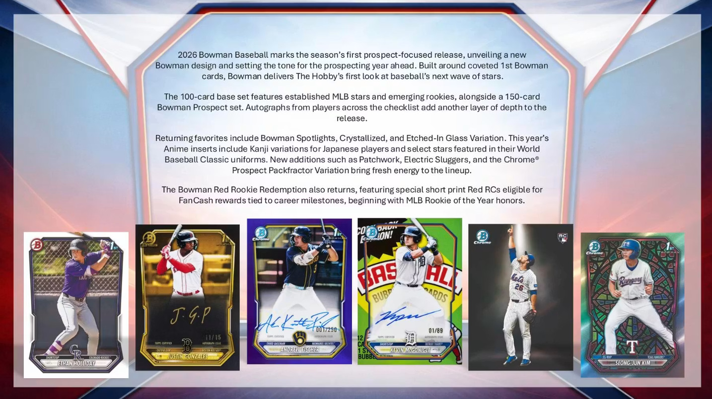 2026 Topps Bowman Baseball Mega Box