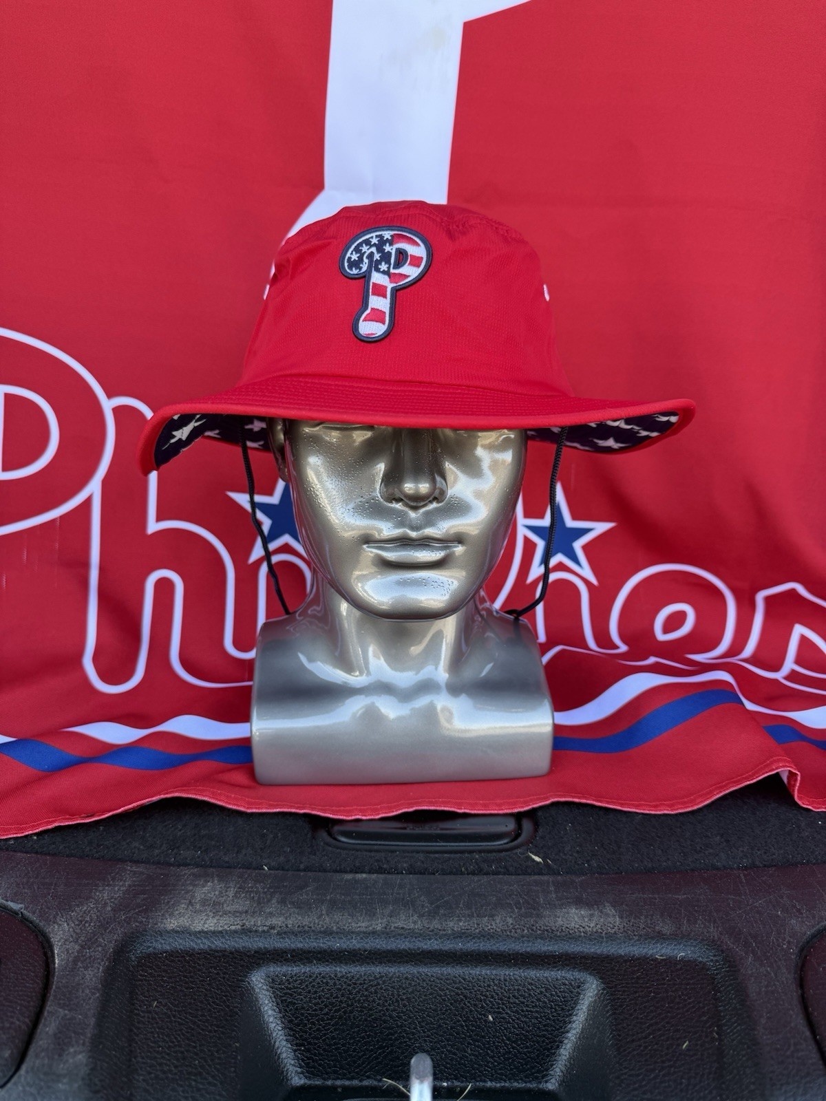 2026 PHILADELPHIA PHILLIES FLOPPY BUCKET HAT Red White Blue SGA America 250th