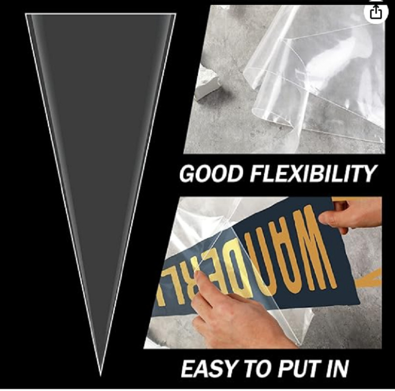 24 Pcs Protective Sleeves for Pennants Display 12″ X 30″ Pennant Holder Top Load
