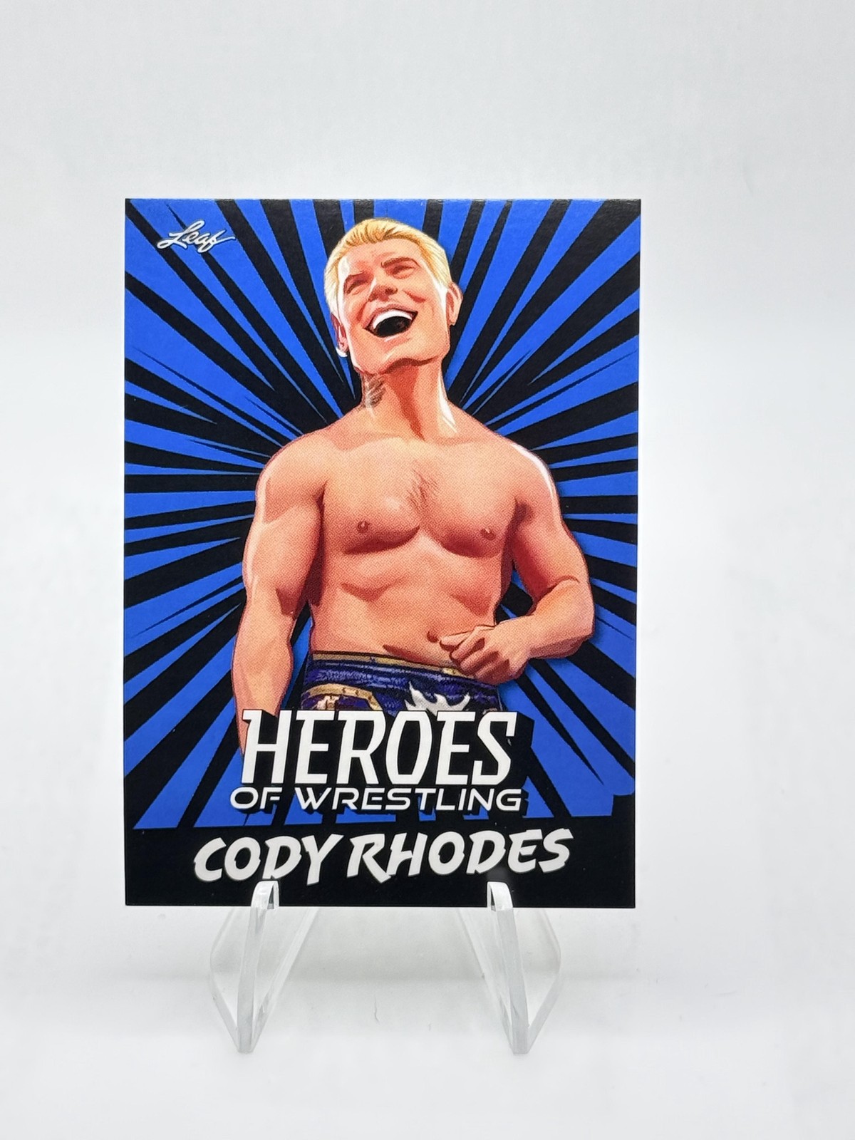2023 Leaf Heroes of Wrestling Cody Rhodes WWE The American Nightmare #B-3 Blue