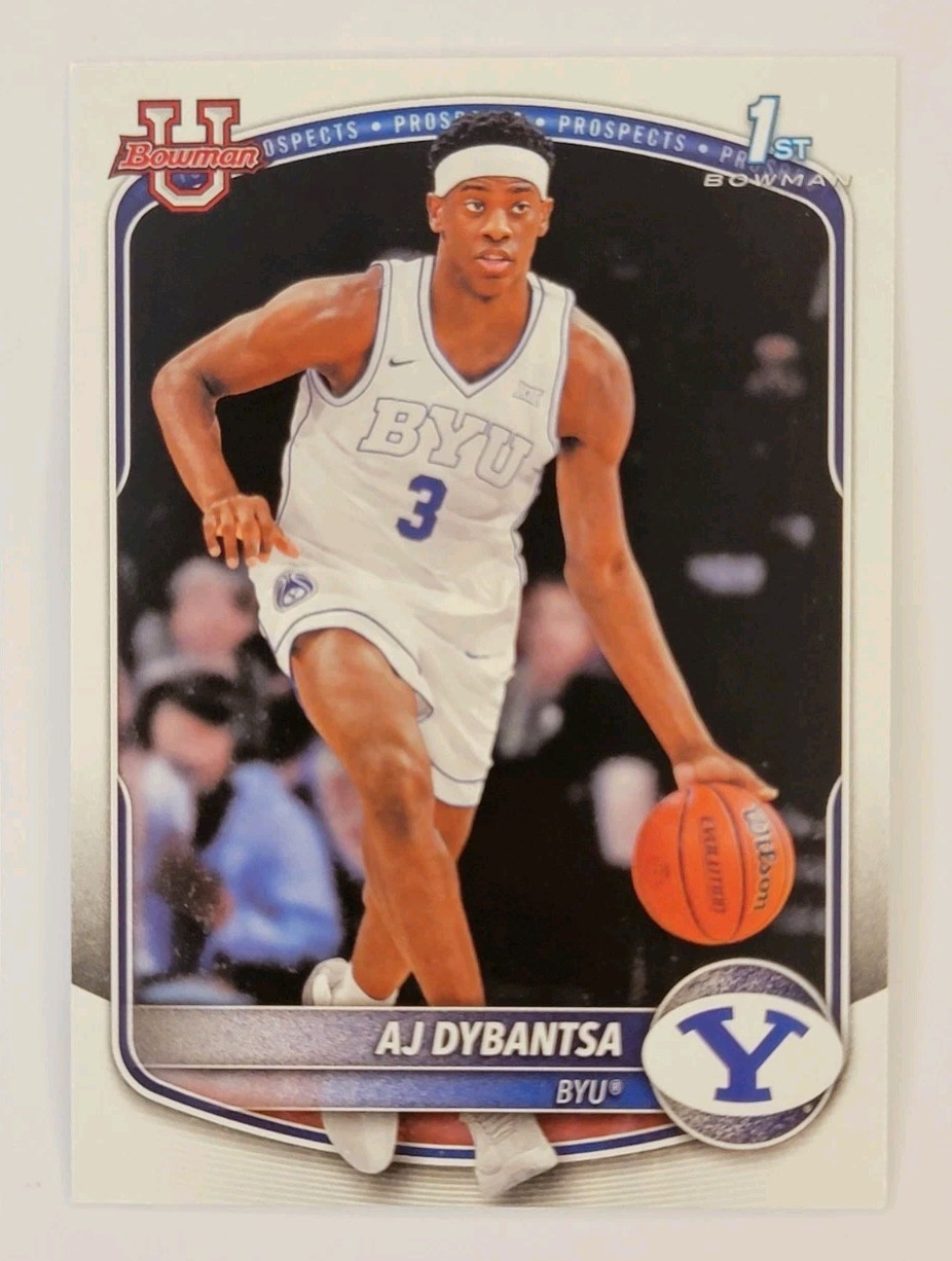 2025-26 Bowman Basketball AJ Dybantsa Base BYU #BPP-1 Bowman 1st