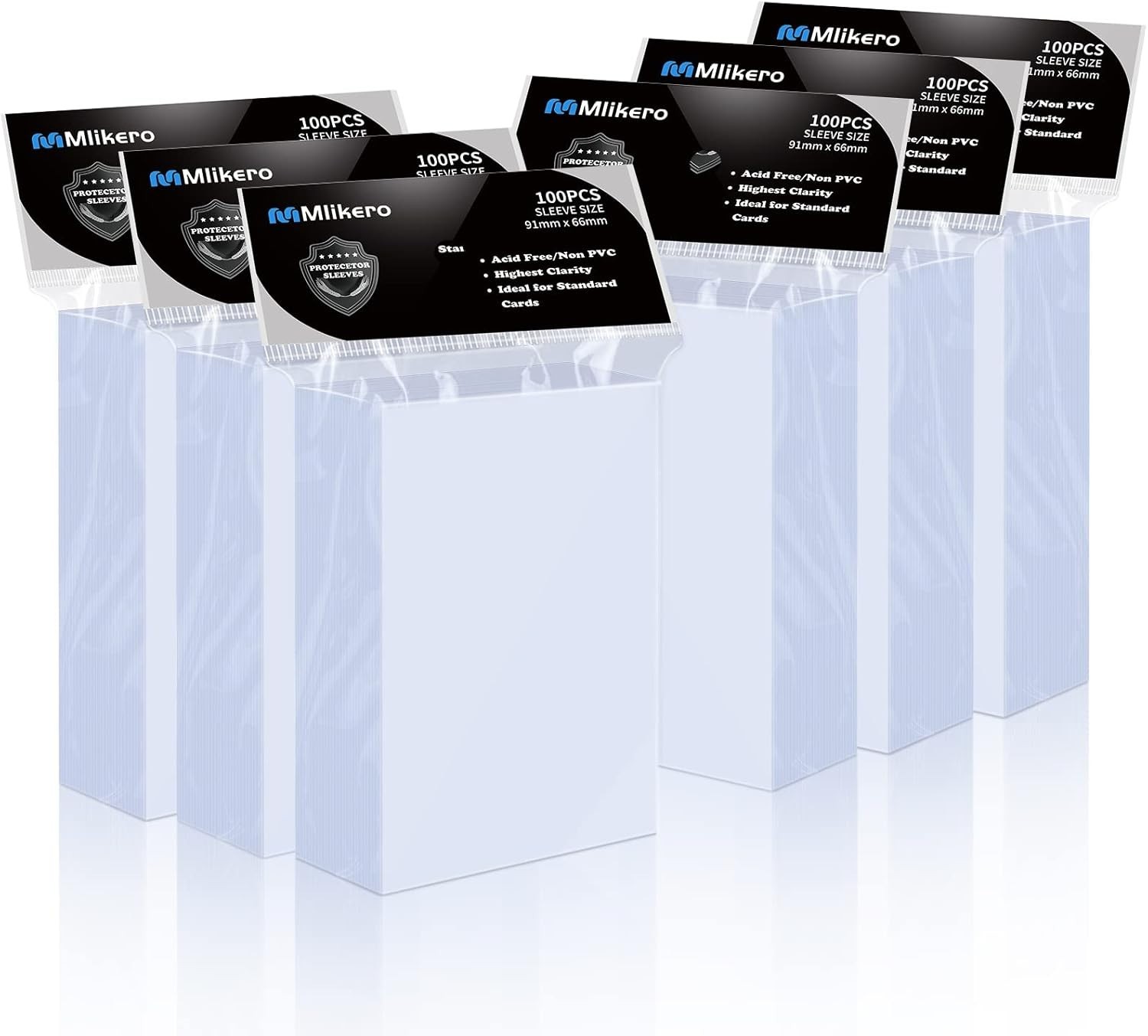600 Fundas Transparentes para Cartas Coleccionables de MTG TCG y Beisbol
