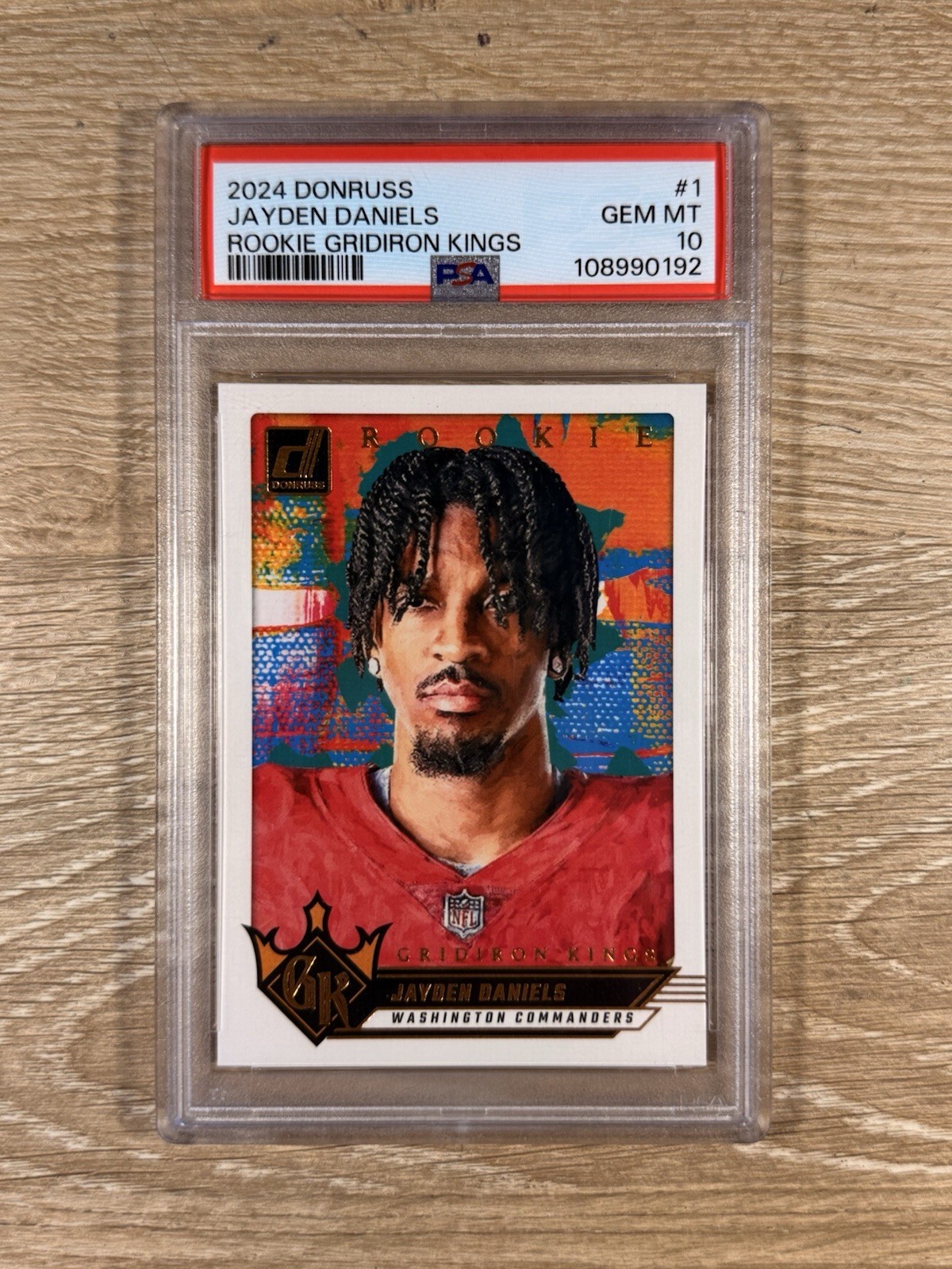 2024 Panini Donruss – Rookie Gridiron Kings Jayden Daniels #1 (RC)