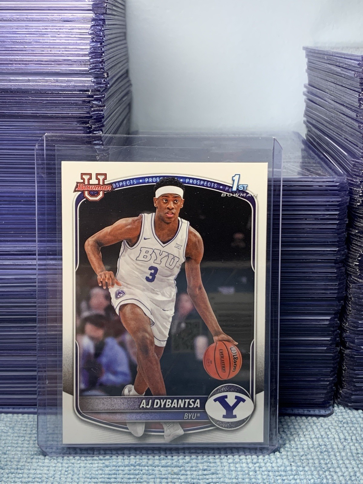 2025-26 Topps Bowman – AJ Dybantsa – Base (Paper) – #BPP-1 1st – BYU Cougars
