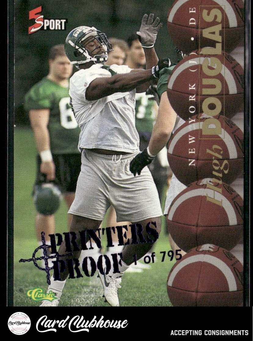 1995 Classic Five Sport Printer’s Proofs #58 Hugh Douglas /795