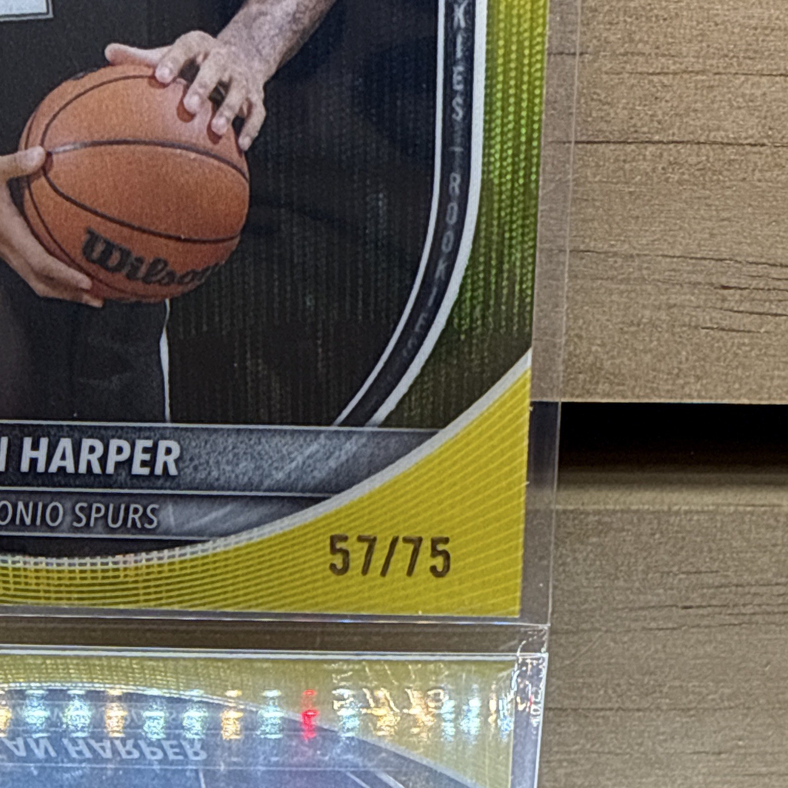 Topps 2025-26 Bowman Chrome Dylan Harper Rookie #BCV-2 Spurs 57/75
