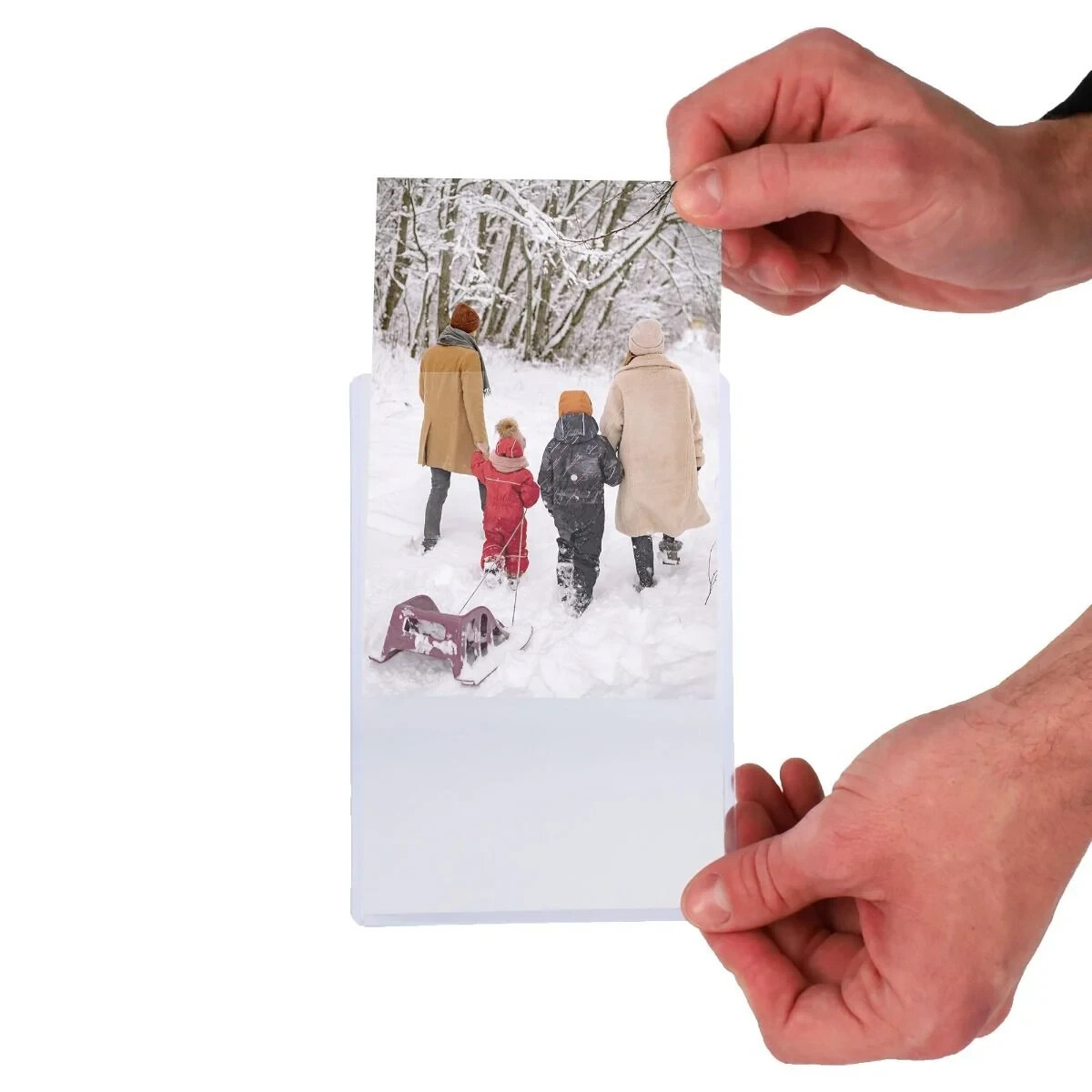 5 BCW 4×6 Toploaders & 5 Inner Soft Sleeves Rigid Card Photo Storage Premium
