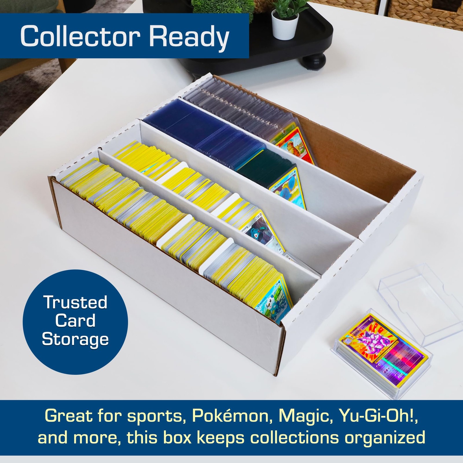 BCW Monster Box – 5ct Trading Card Storage Box | Holds 3200 Cards | Sports & …