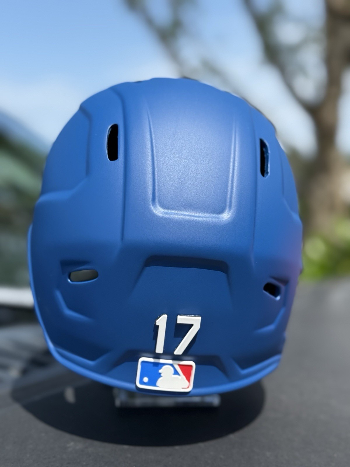 LOS ANGELES DODGERS OHTANI AUTHENTIC RAWLINGS MACH PRO CUSTOM BATTING HELMET