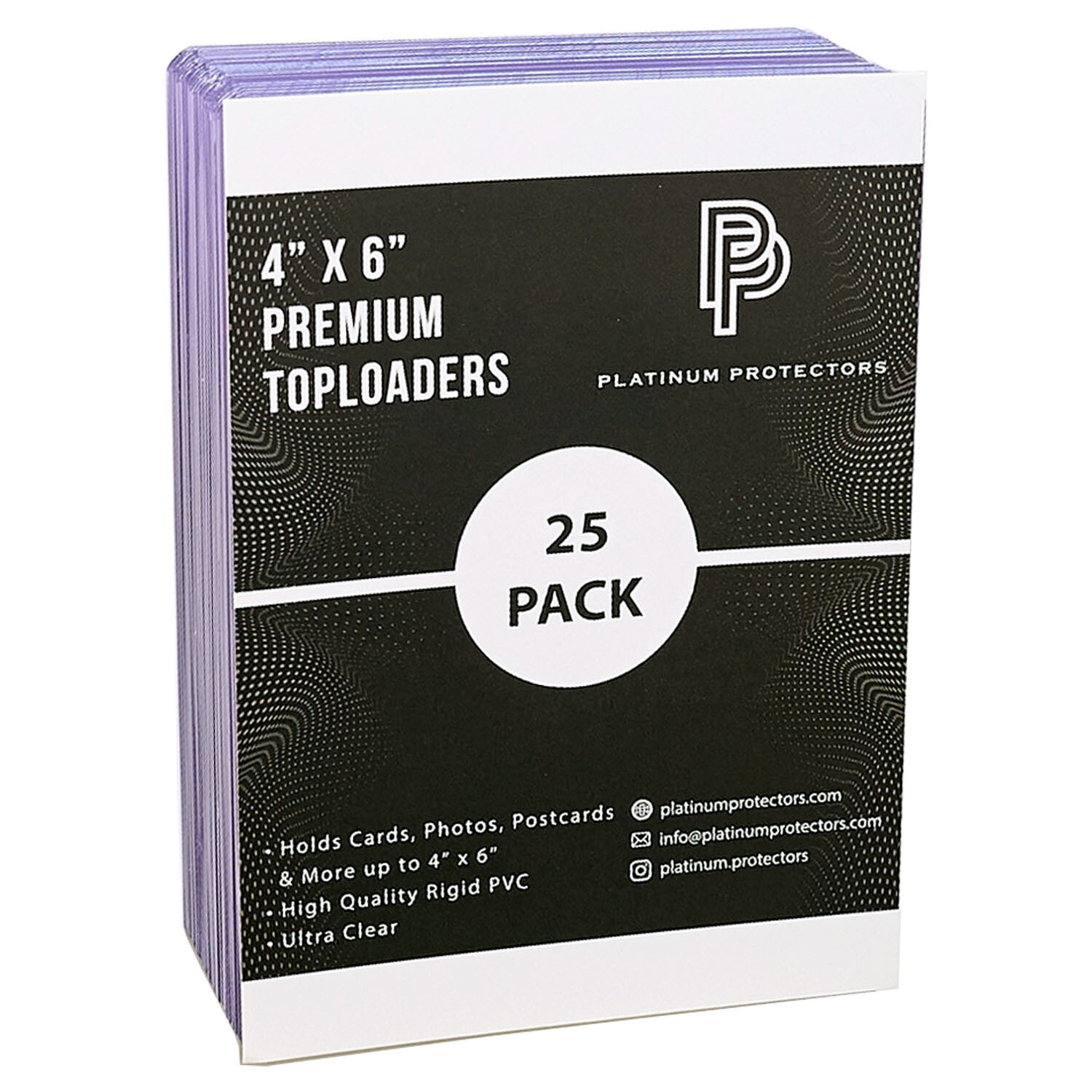 4×6 Toploaders for Photos Postcards Premium Plastic Hard Rigid Holders Sleeves