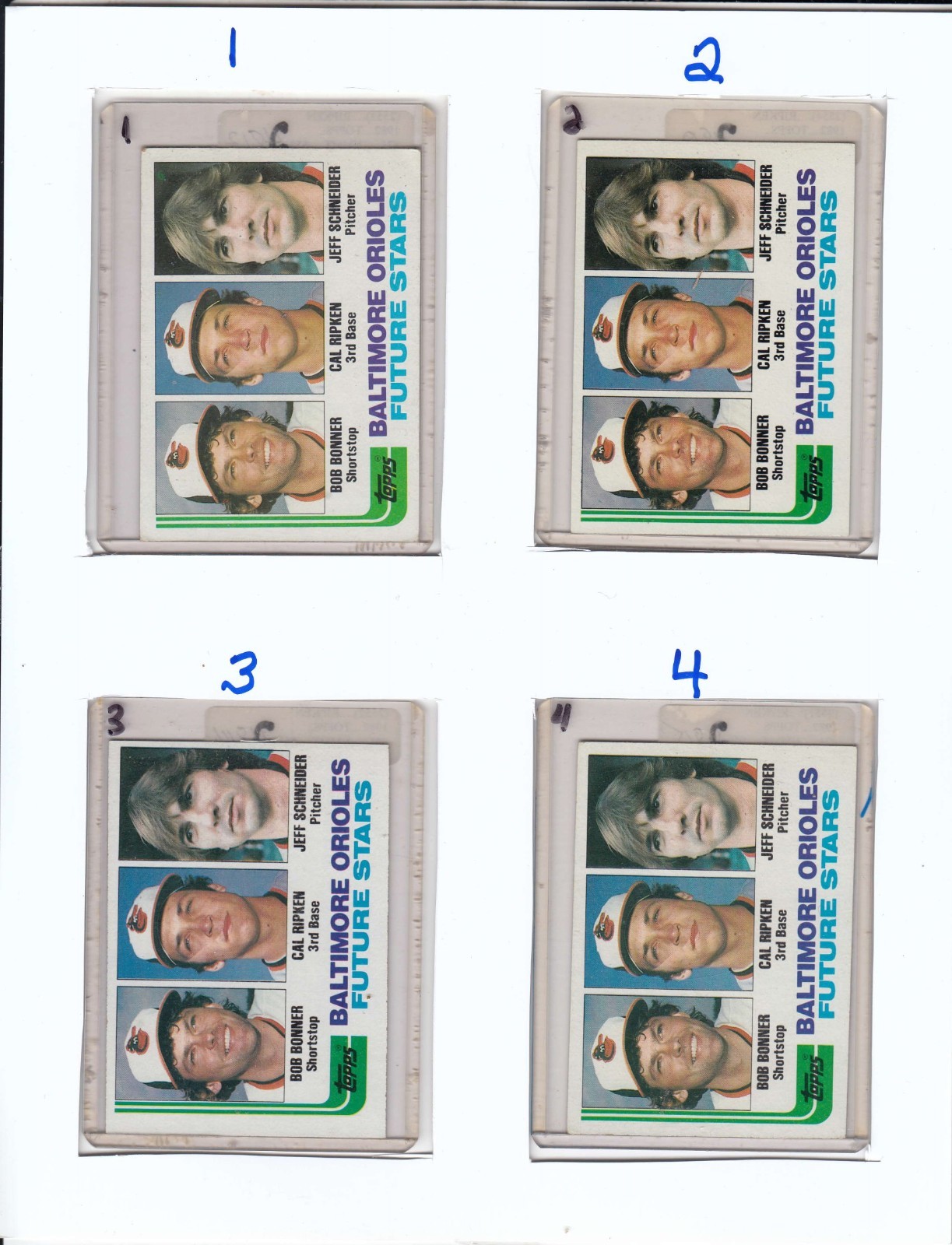 CAL RIPKEN ROOKIIE MINT 1982 TOPPS #21 your choice