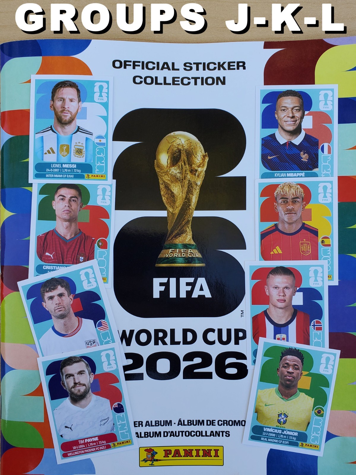 2026 Panini FIFA World Cup Stickers US Edition ARG1-PAN20 J/K/L Argentina Pick