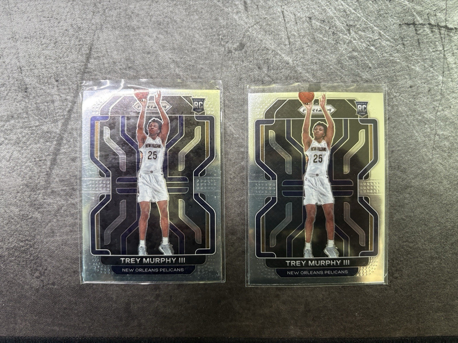 Trey Murphy Rookie 2021-22 Prizm Basketball #288 RC Pelicans – 2 Cards LOT