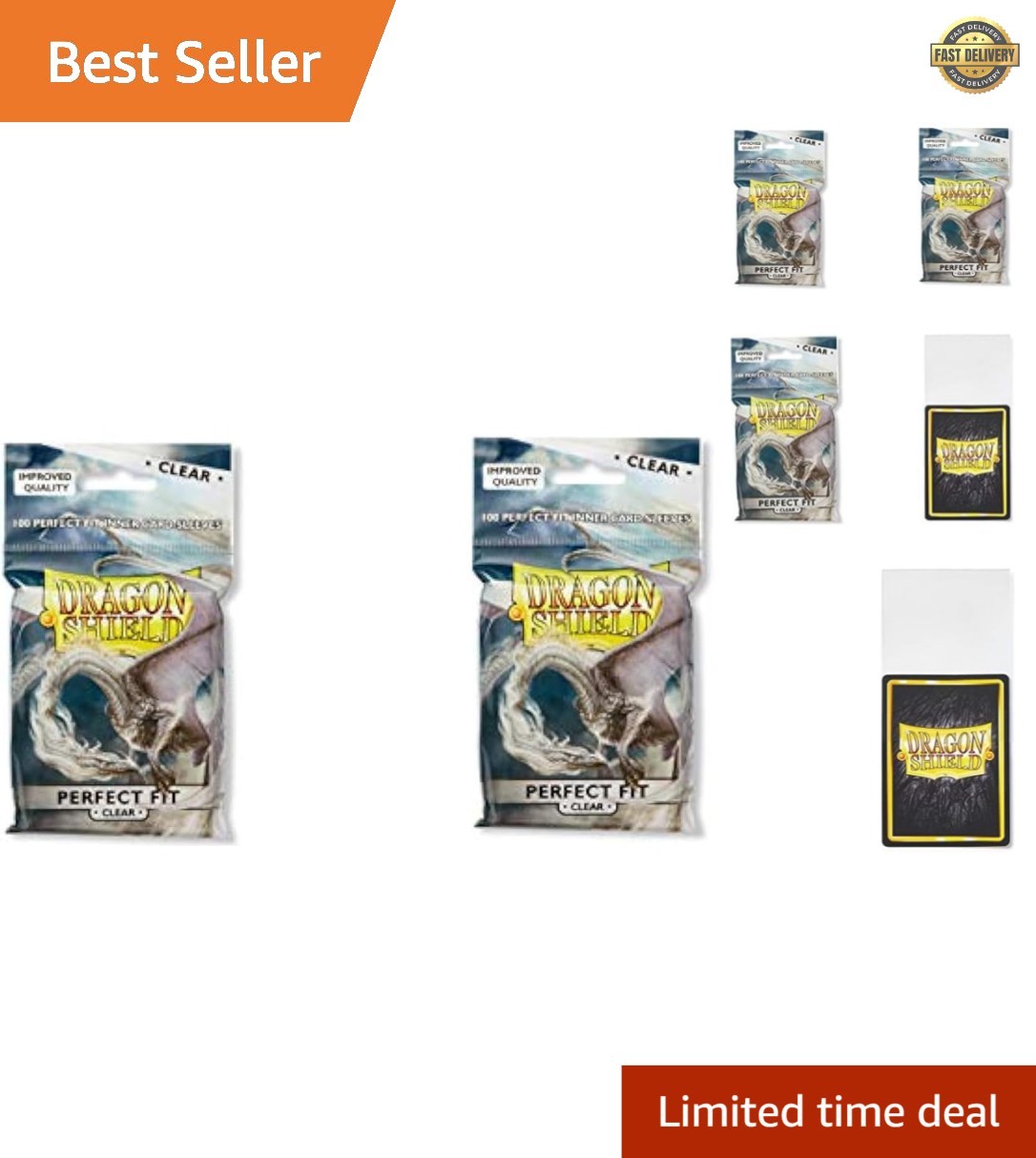Standard Size Polypropylene Sleeves: 100 Count for Trading Card Preservation