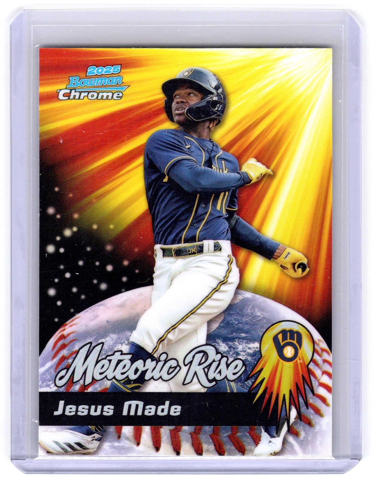 2025 Bowman Chrome #MR-3 Jesus Made Meteoric Rise