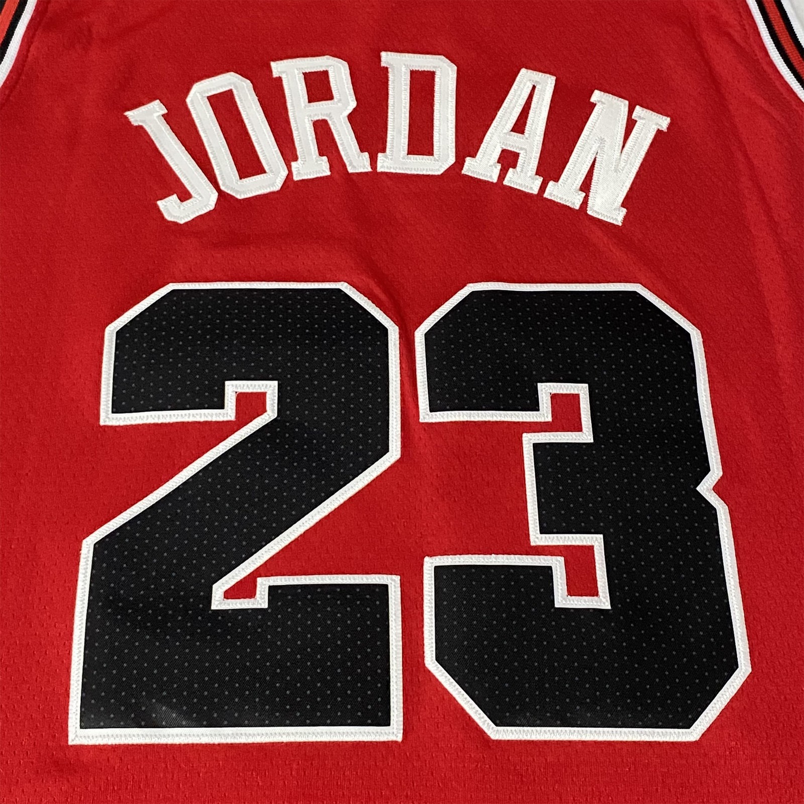 Michael Jordan #23. Red jersey. Sewn style. Fan jersey. Men’s. Sizes S-2XL