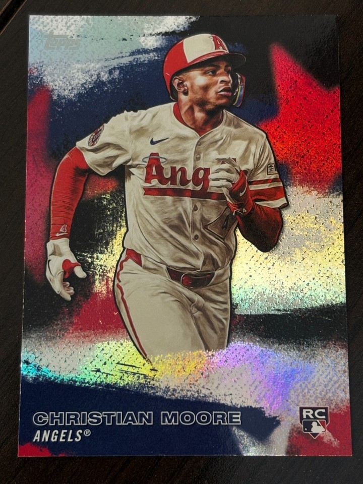 2026 Topps Series 2 Stars of MLB – Christian Moore #SMLB-31 (RC) – LA Angels