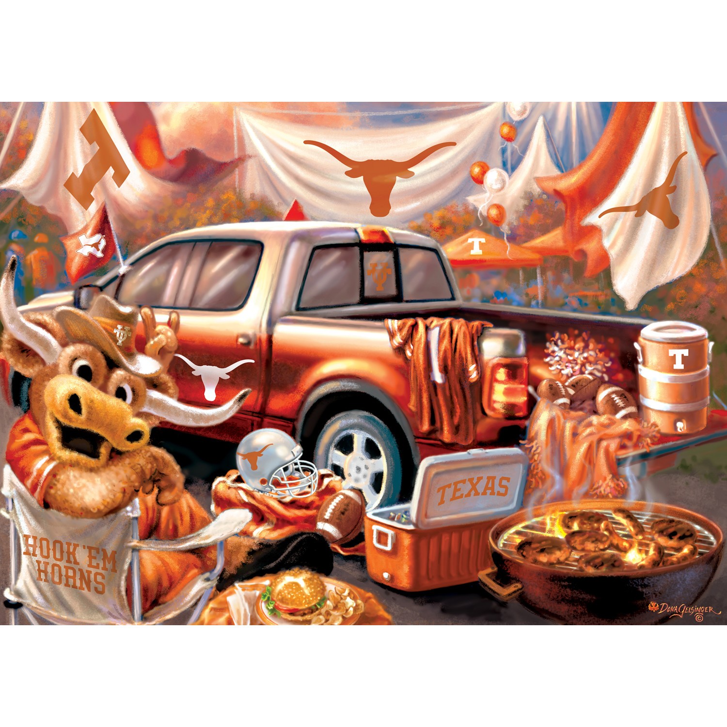 MasterPieces – Texas Longhorns – NCAA Gameday 1000 Piece Jigsaw Puzzle