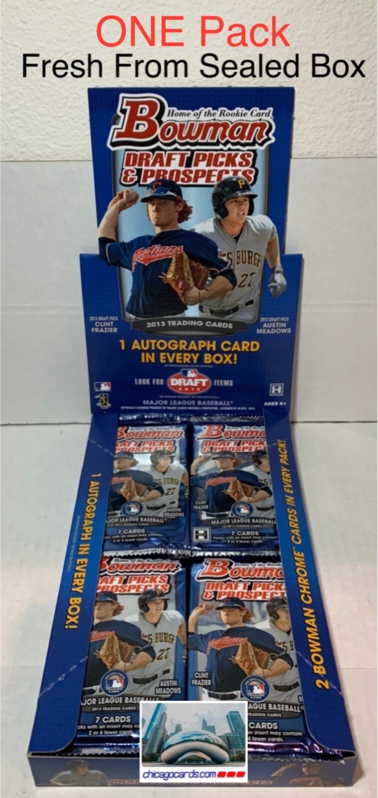 2013 Bowman Draft HOBBY Pack (Aaron Judge Austin Meadows Frazier Chrome AUTO)?