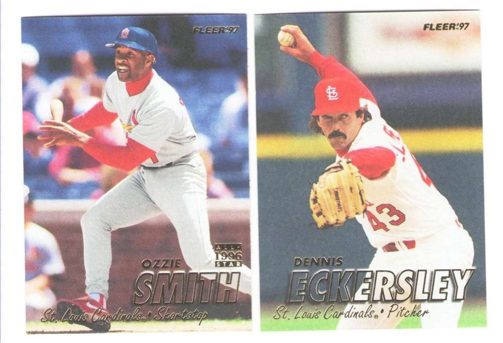 1997 Fleer (1-500) – ST LOUIS CARDINALS Team Set