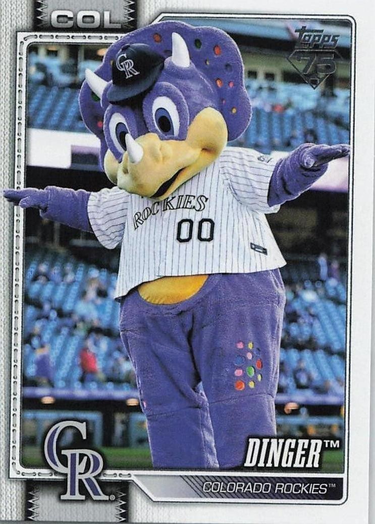 2026 Topps #M-4 Dinger Mascots