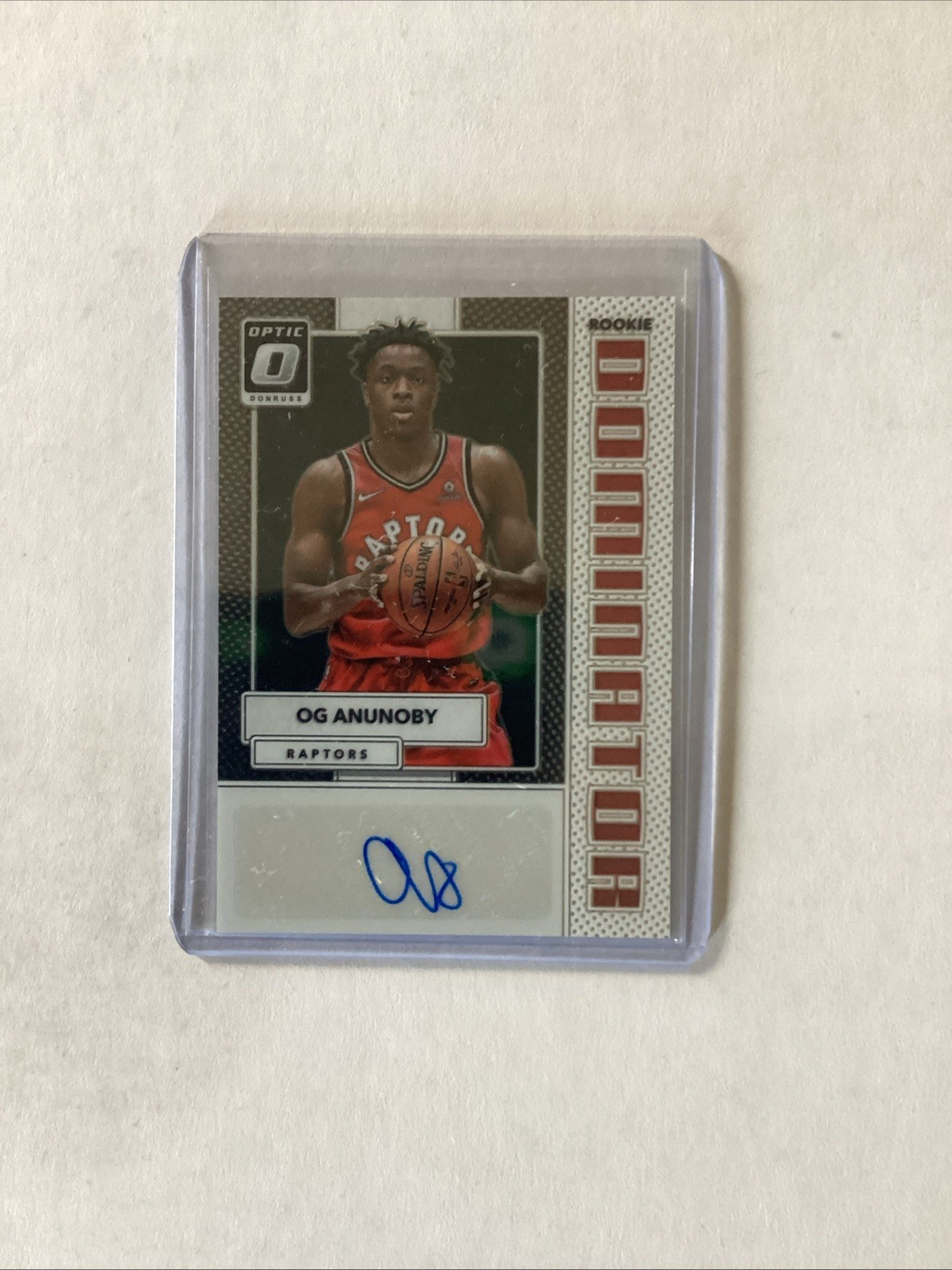 2017-18 Donruss Optic Rookie Dominators Signatures OG Anunoby 15/49 RC AUTO