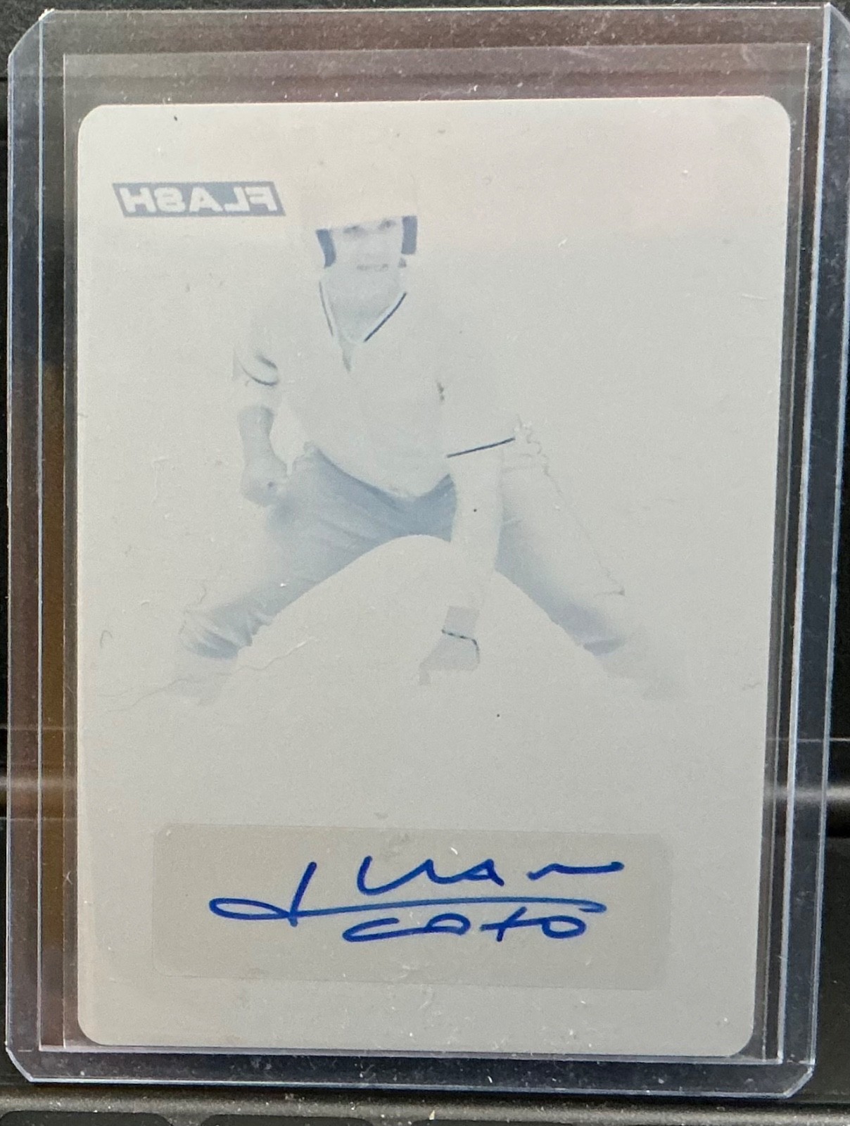 2018 Leaf Flash Juan Soto Auto Autograph Brilliance RC Printing Plate #d 1/1