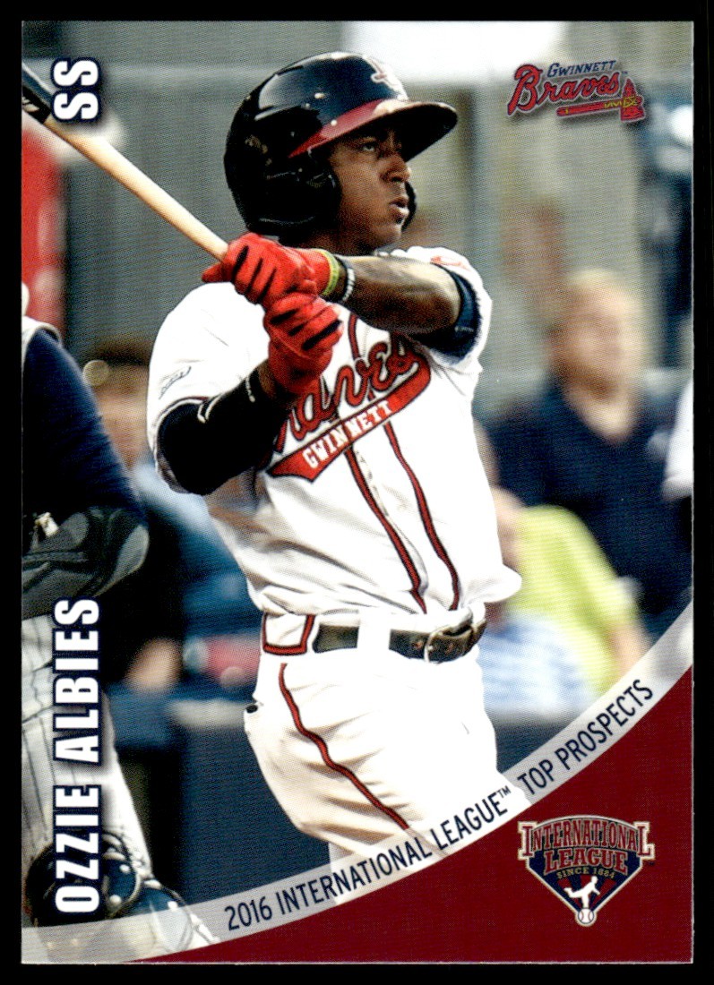 2016 Ozzie Albies Choice Minor League Rookie Card AAA Top Prospects