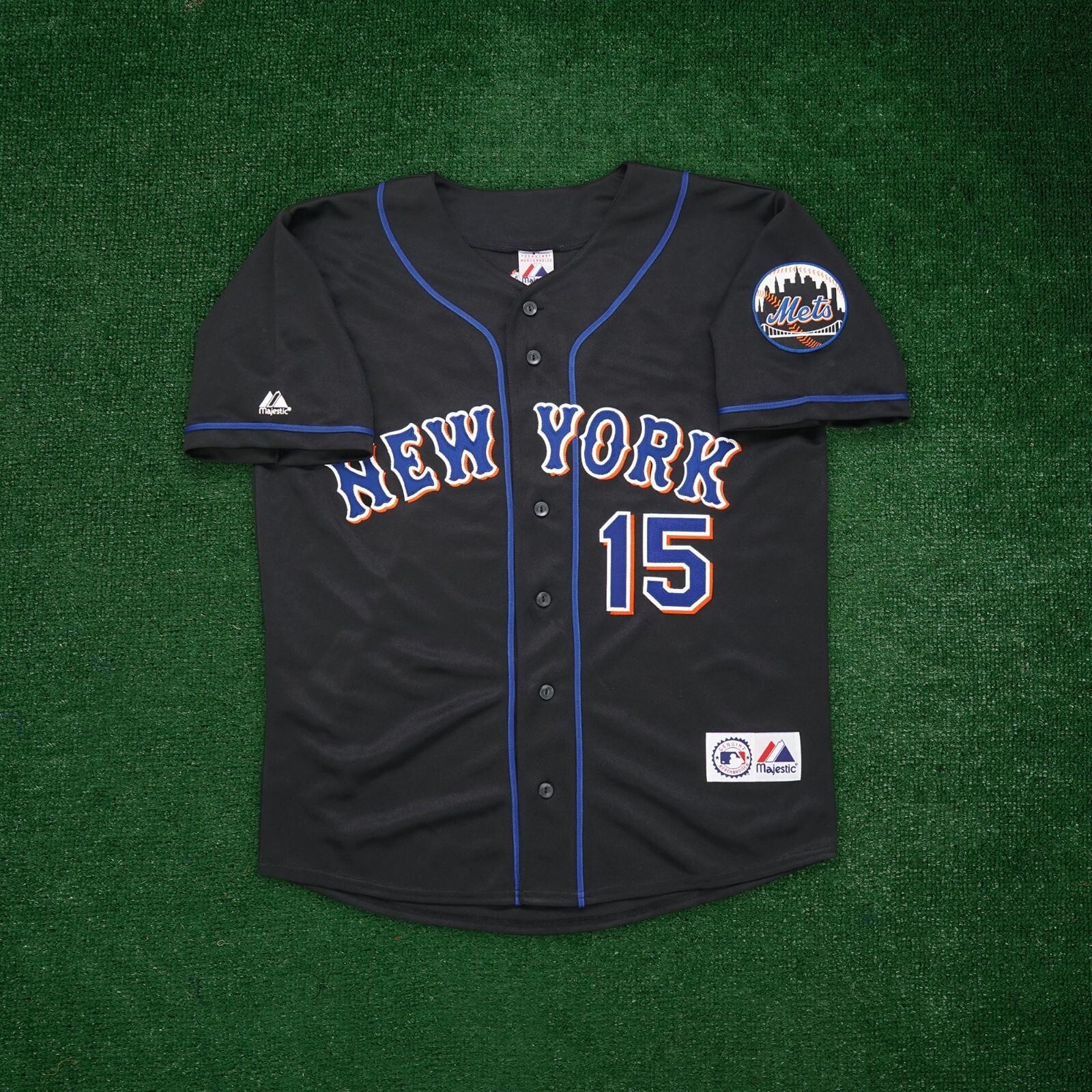 Carlos Beltran New York Mets Men’s Alternate Away Black Jersey w/ Team Patch