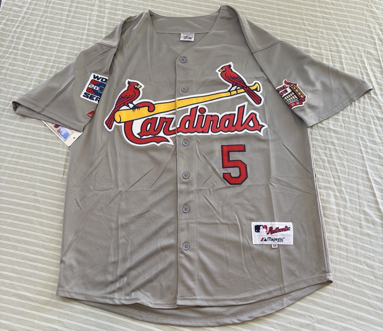 Albert Pujols St. Louis Cardinals 2006 World Series Jersey Men’s