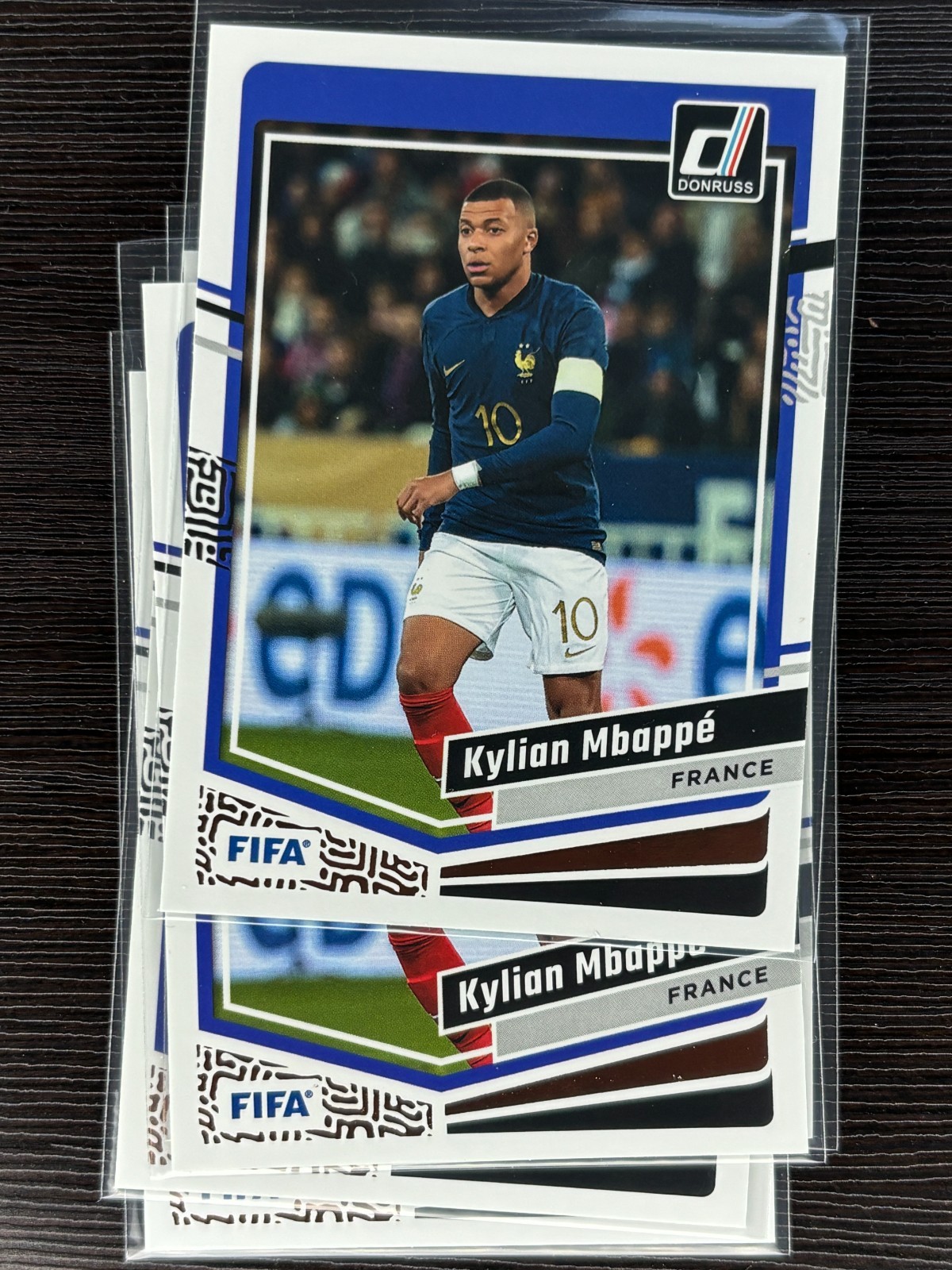 Kylian Mbappe SINGLES – 2023/24 Topps Panini Donruss FIFA France PSG