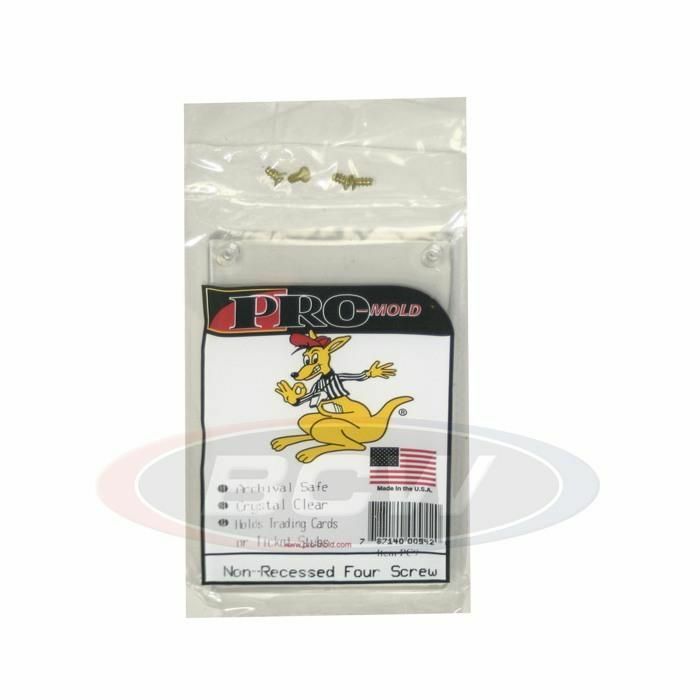 1x PRO-MOLD PC9 – 20 POINT FOUR (4) SCREW NON RECESSED SCREWDOWN – Sports Cards