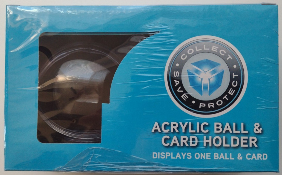 CSP Acrylic Baseball & Card Holder Display NIP AB02