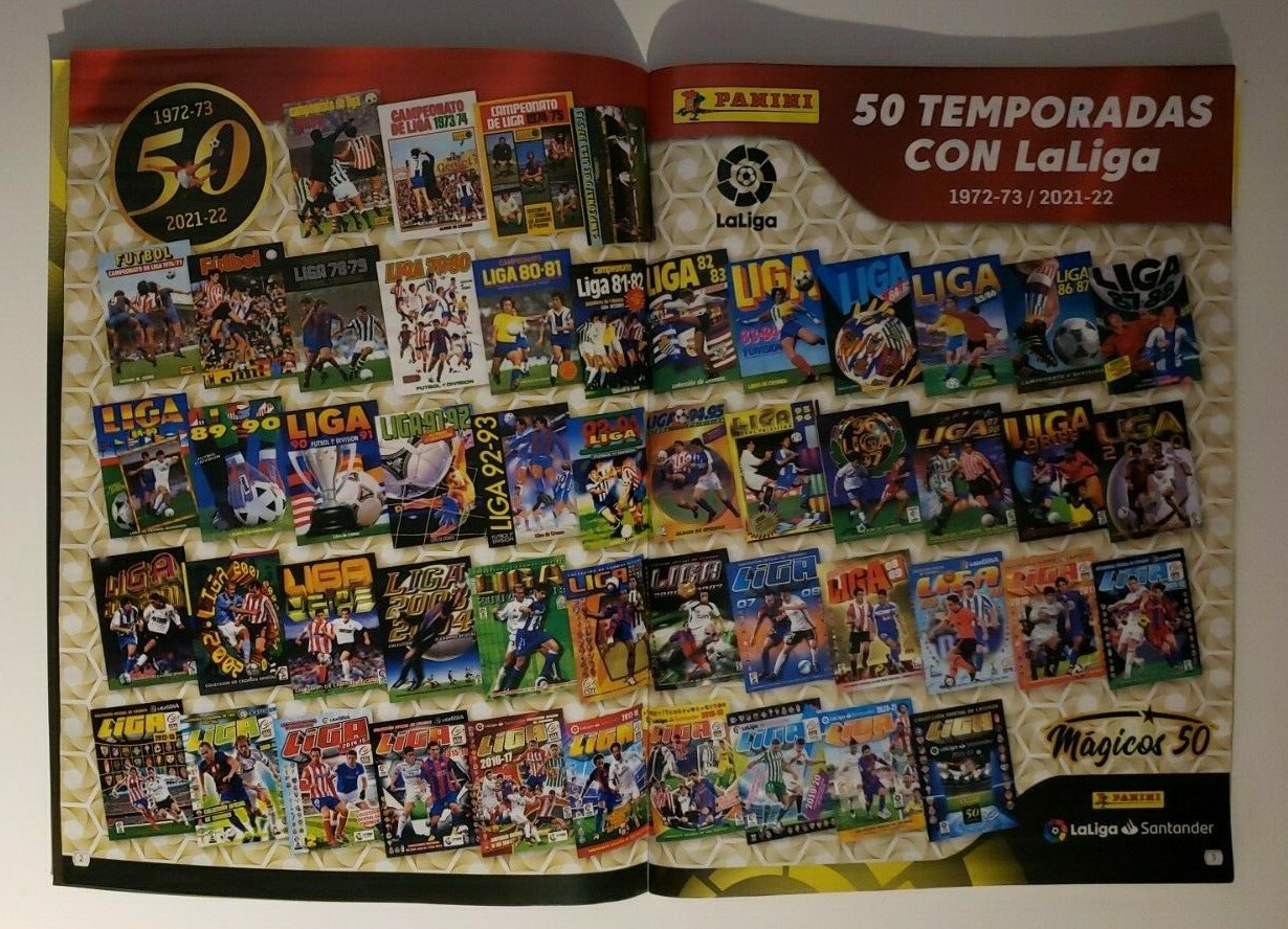 Panini Liga 2021-2022 – Latin America Edition 441 Sticker Album – Empty
