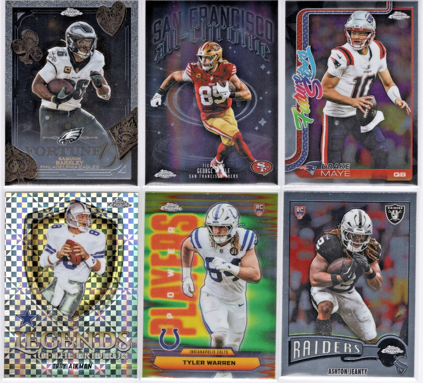 2025 Topps Chrome NFL Inserts -You Pick- **Buy More, Save More**