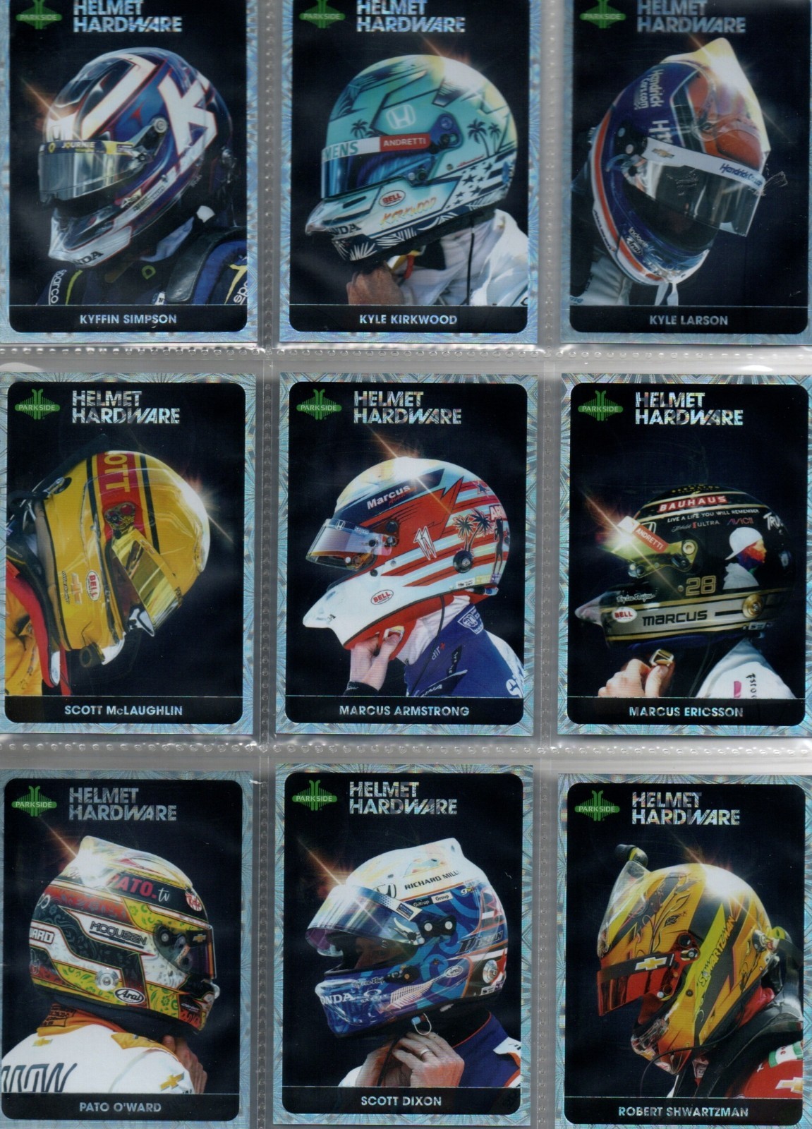 2026 Parkside IndyCar Helmet Hardware U Pick Indy 500 Winners, Champions, F1!