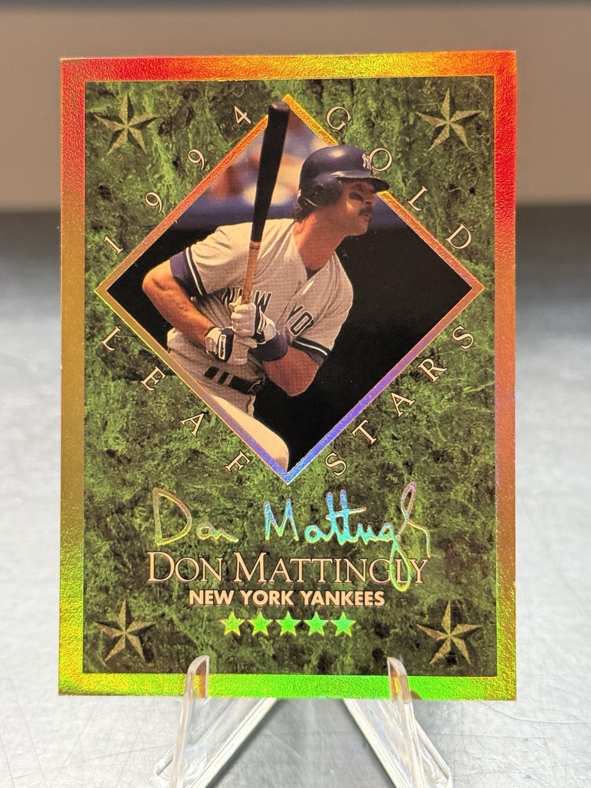 1994 Leaf – Gold Leaf Stars Don Mattingly #6 /10000