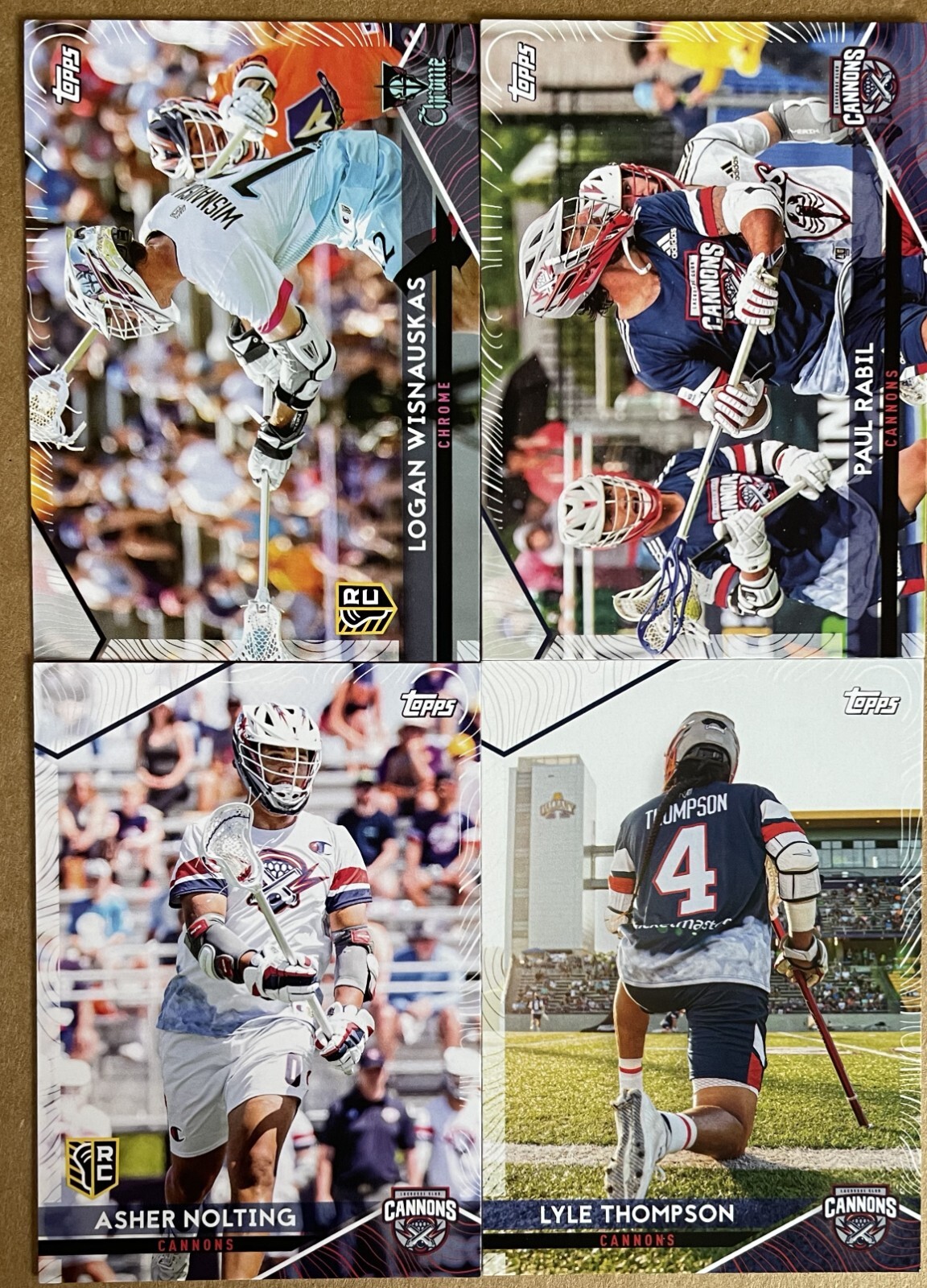 2022 Topps Premier Lacrosse League PLL Complete Base Card Set #1-200