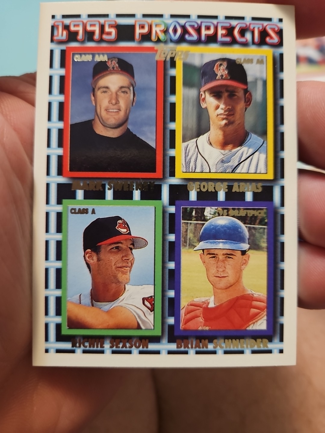 2001 Topps Traded & Rookies Reprint Mike Sweeney George Arias Richie Sexson