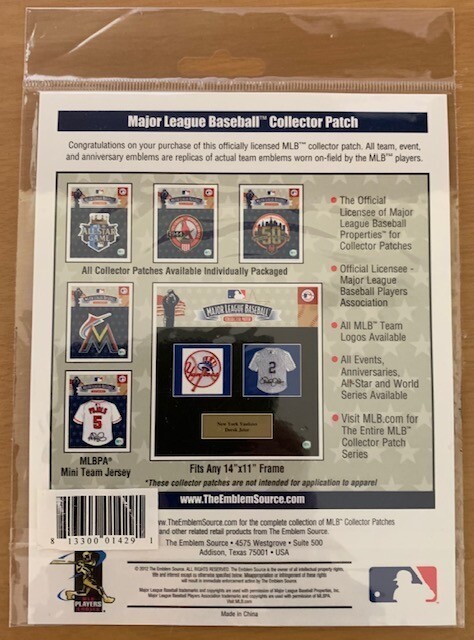 Vintage The Emblem Source 2012 World Series Champions SF Giants Patch Sealed New