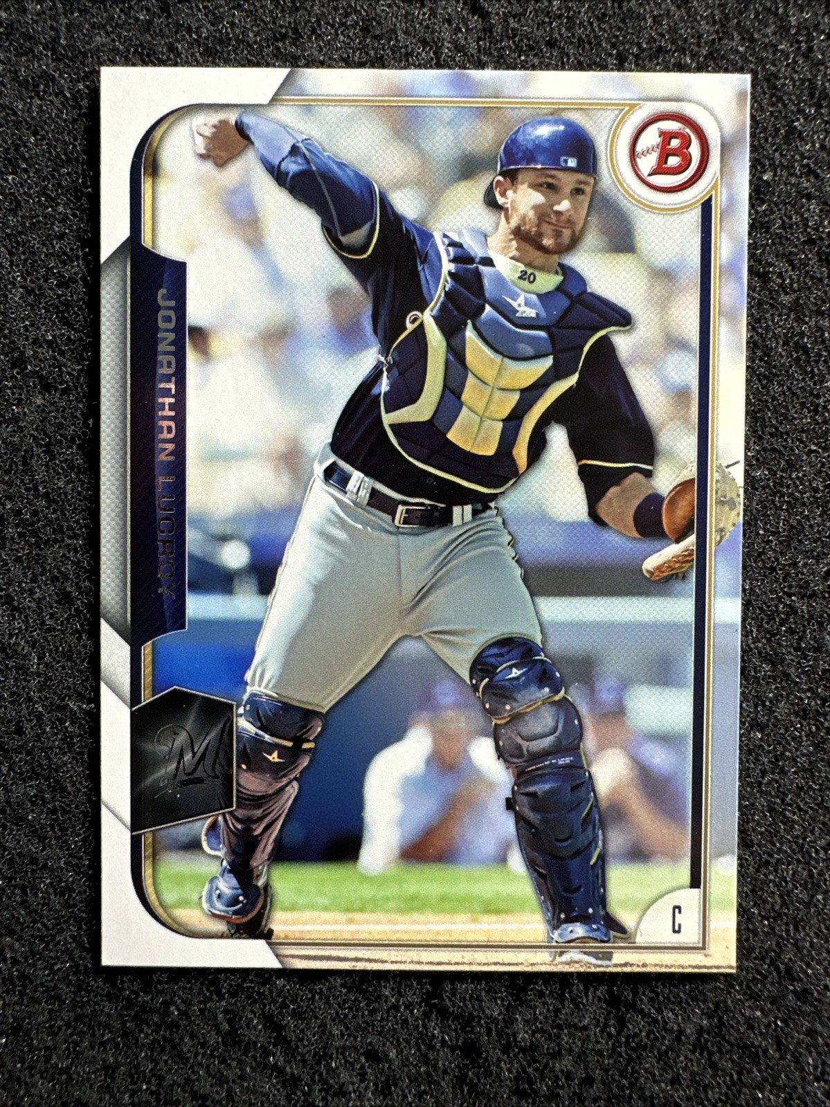 JONATHAN LUCROY #13 2015 Bowman Baseball QTY Milwaukee Brewers