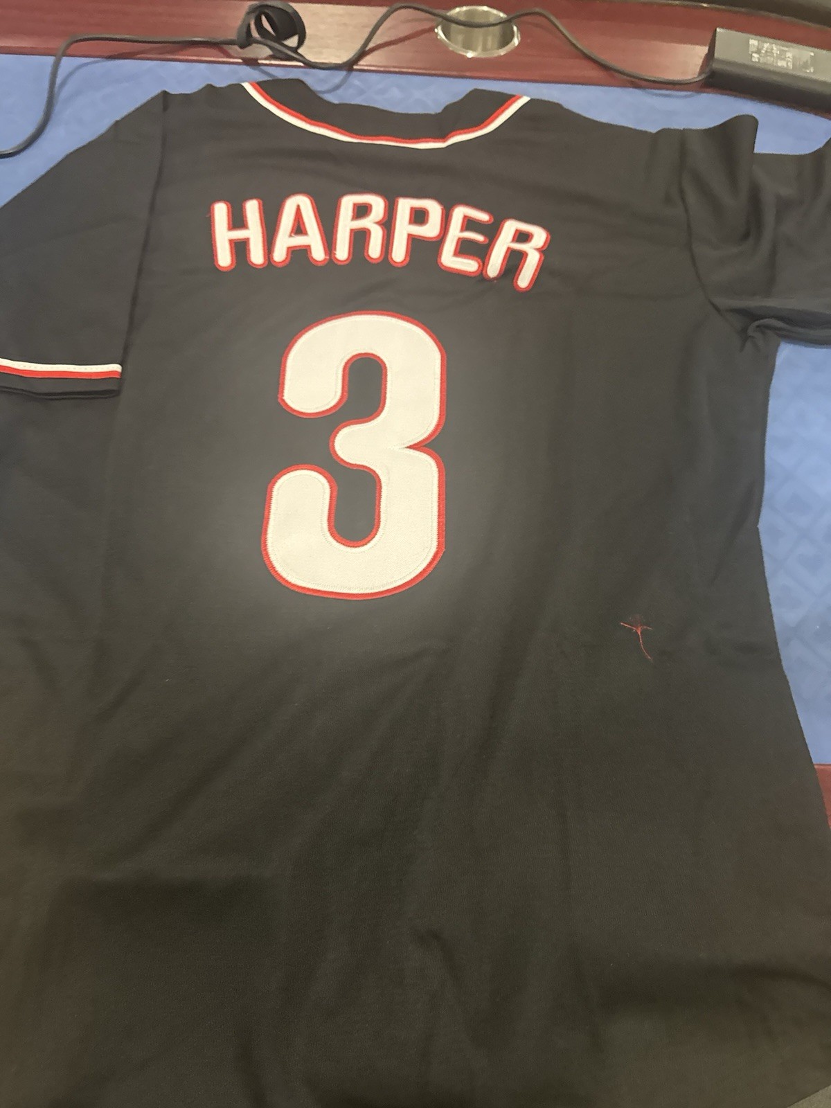Bryce HARPER Philadelphia Phillies #3 BLACK Special Edition Jersey NEW with Tags
