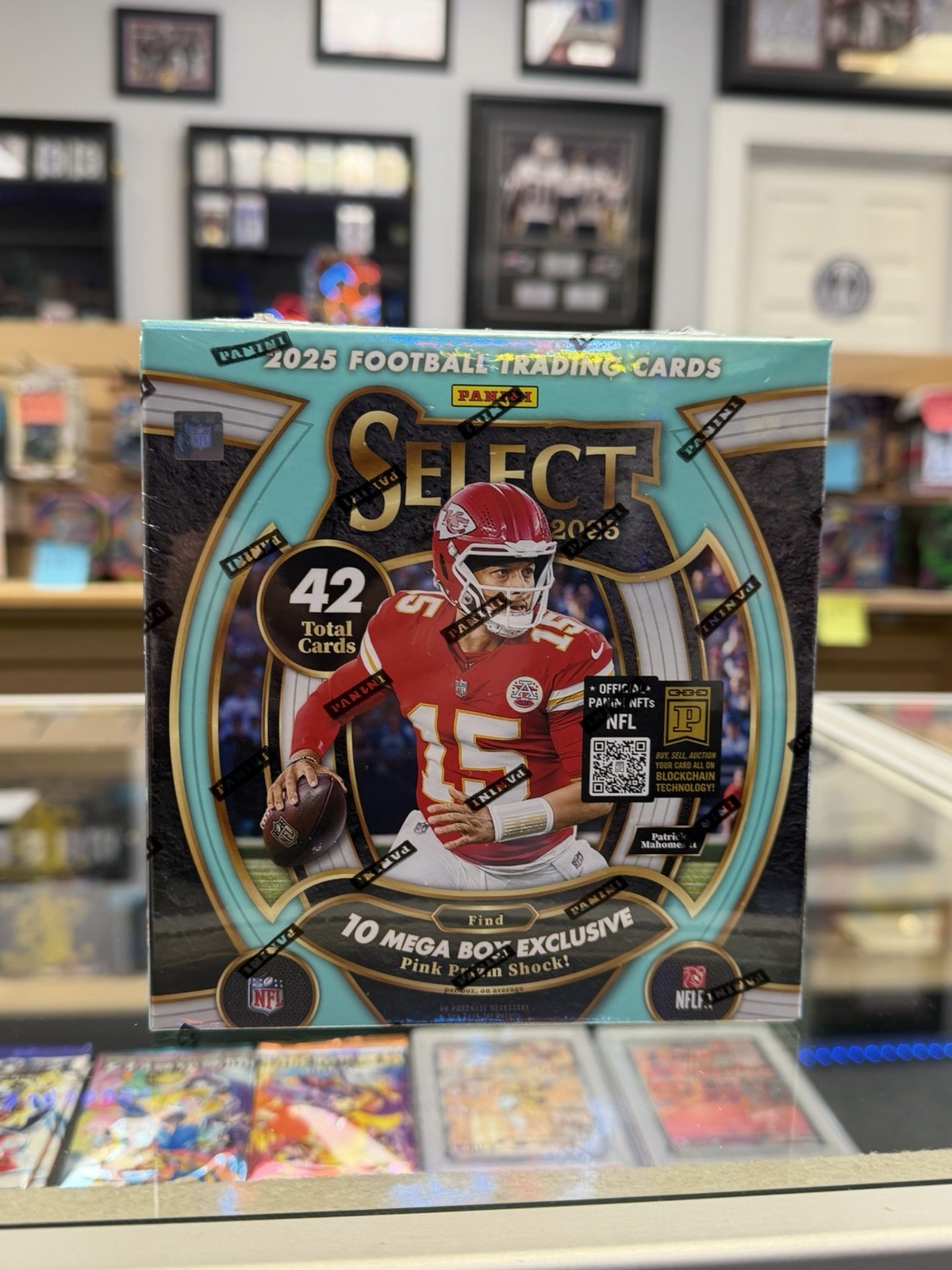 2025 PANINI SELECT FOOTBALL MEGA BOX (PINK PRIZM SHOCK PARALLELS!)