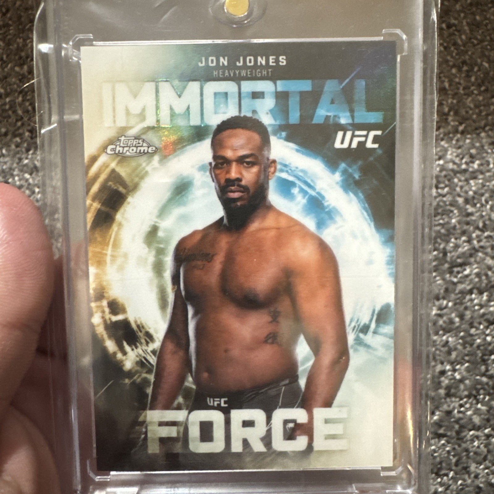 2026 Topps Chrome UFC – Immortal Force Jon Jones Case Hit!