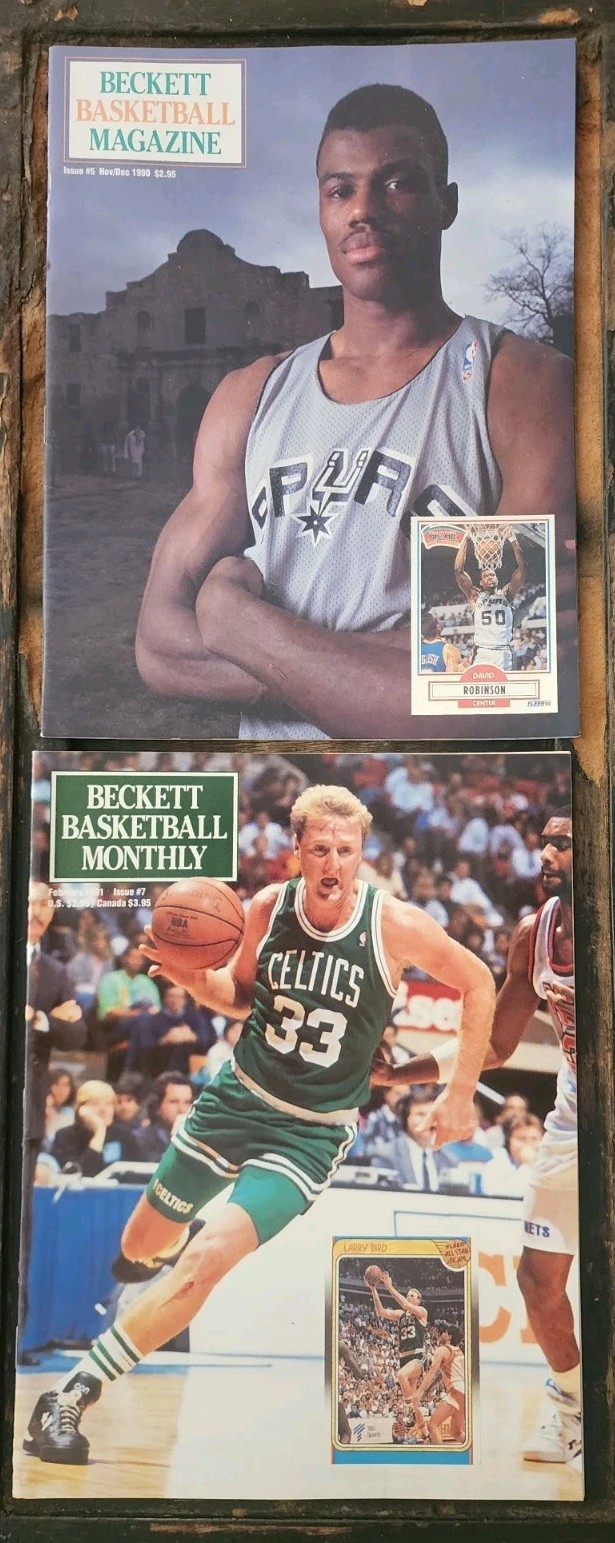 Vintage Beckett Basketball Magazine Lot of 7 Issues #2 #4 #5 #7 #8 #12 #13…